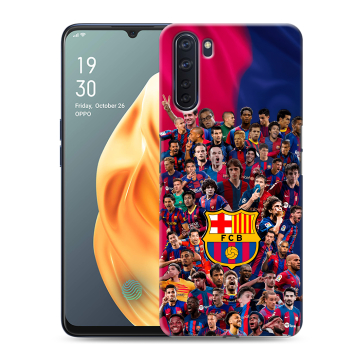 Силиконовый чехол на OPPO A91 с принтом Барселона Barcelona