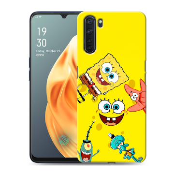 Силиконовый чехол на OPPO A91 с принтом Спанч боб Спанчбоб Силиконовый чехол на OPPO A91 с принтом Спанч боб Спанчбоб