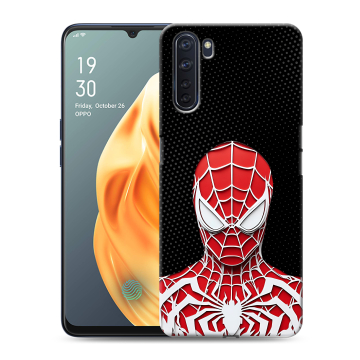 Силиконовый чехол на OPPO A91 с принтом человек паук spiderman Силиконовый чехол на OPPO A91 с принтом человек паук spiderman