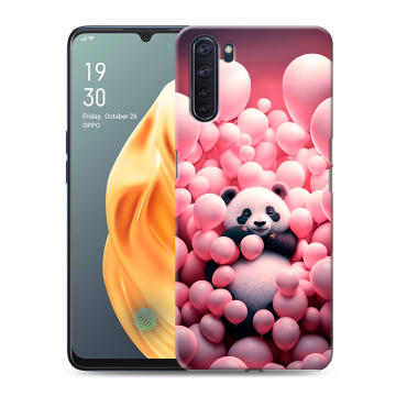 Силиконовый чехол на OPPO A91 с принтом Панда Силиконовый чехол на OPPO A91 с принтом Панда