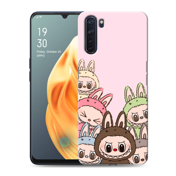 Силиконовый чехол на OPPO A91 с принтом Лабубу Силиконовый чехол на OPPO A91 с принтом Лабубу