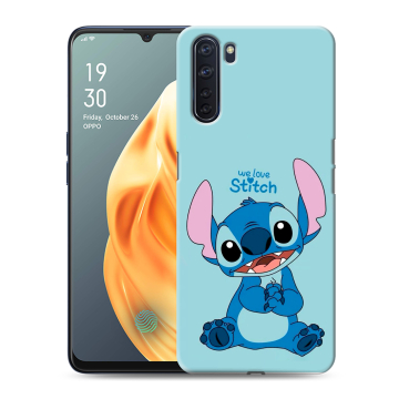 Силиконовый чехол на OPPO A91 с принтом Лило и Стич