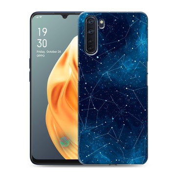 Силиконовый чехол на OPPO A91 с принтом Космос звезды Силиконовый чехол на OPPO A91 с принтом Космос звезды
