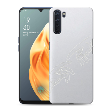 Силиконовый чехол на OPPO A91 с принтом Сотворение мира Силиконовый чехол на OPPO A91 с принтом Сотворение мира