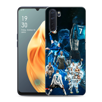 Силиконовый чехол на OPPO A91 с принтом Реал Роналдо