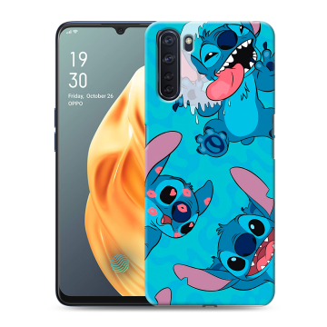 Силиконовый чехол на OPPO A91 с принтом Лило и Стич