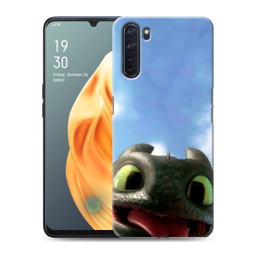 Силиконовый чехол на OPPO A91 с принтом Как приручить дракона Силиконовый чехол на OPPO A91 с принтом Как приручить дракона