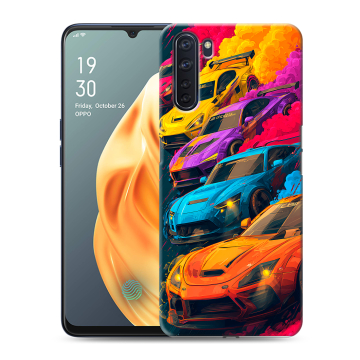 Силиконовый чехол на OPPO A91 с принтом Тачки Силиконовый чехол на OPPO A91 с принтом Тачки