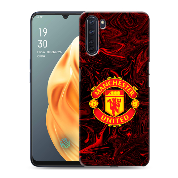 Силиконовый чехол на OPPO A91 с принтом Manchester United Силиконовый чехол на OPPO A91 с принтом Manchester United