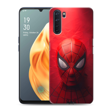 Силиконовый чехол на OPPO A91 с принтом Spiderman Человек паук
