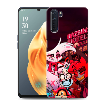 Силиконовый чехол на OPPO A91 с принтом Hazbin Hotel Отель Хазбин Силиконовый чехол на OPPO A91 с принтом Hazbin Hotel Отель Хазбин