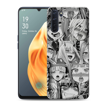 Силиконовый чехол на OPPO A91 с принтом Ahegao Ахегао Аниме Силиконовый чехол на OPPO A91 с принтом Ahegao Ахегао Аниме