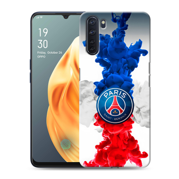 Силиконовый чехол на OPPO A91 с принтом PSG ПСЖ Силиконовый чехол на OPPO A91 с принтом PSG ПСЖ