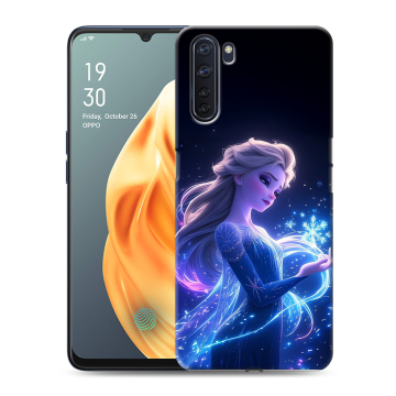 Силиконовый чехол на OPPO A91 с принтом Холодное сердце Frozen Силиконовый чехол на OPPO A91 с принтом Холодное сердце Frozen