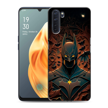 Силиконовый чехол на OPPO A91 с принтом Batman Бэтмен Силиконовый чехол на OPPO A91 с принтом Batman Бэтмен