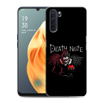 Силиконовый чехол на OPPO A91 с принтом Death note Тетрадь смерти Силиконовый чехол на OPPO A91 с принтом Death note Тетрадь смерти