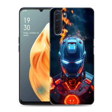 Силиконовый чехол на OPPO A91 с принтом IronMan Железный человек Силиконовый чехол на OPPO A91 с принтом IronMan Железный человек