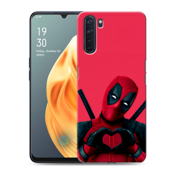 Силиконовый чехол на OPPO A91 с принтом Дедпул Deadpool Силиконовый чехол на OPPO A91 с принтом Дедпул Deadpool