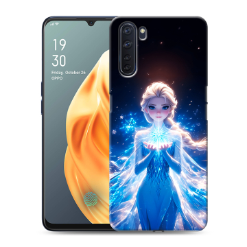 Силиконовый чехол на OPPO A91 с принтом Холодное сердце Frozen Силиконовый чехол на OPPO A91 с принтом Холодное сердце Frozen
