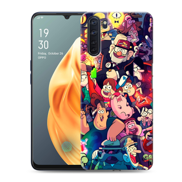 Силиконовый чехол на OPPO A91 с принтом Gravity Falls Гравити Фолз Силиконовый чехол на OPPO A91 с принтом Gravity Falls Гравити Фолз
