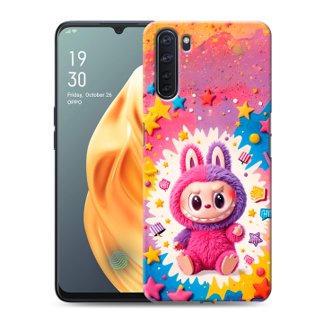 Силиконовый чехол на OPPO A91 с принтом Labubu Лабубу Силиконовый чехол на OPPO A91 с принтом Labubu Лабубу