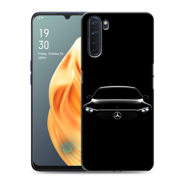 Силиконовый чехол на OPPO A91 с принтом Mercedes Мерседес