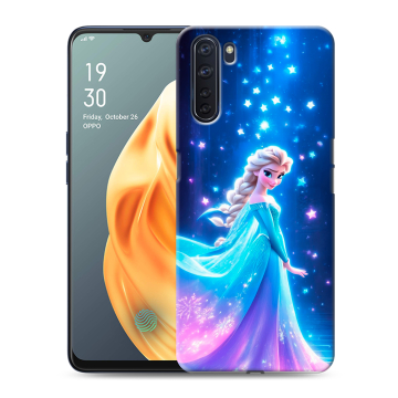 Силиконовый чехол на OPPO A91 с принтом Холодное сердце Frozen Силиконовый чехол на OPPO A91 с принтом Холодное сердце Frozen