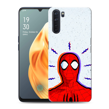 Силиконовый чехол на OPPO A91 с принтом Spiderman Человек паук Силиконовый чехол на OPPO A91 с принтом Spiderman Человек паук