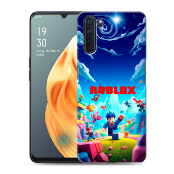 Силиконовый чехол на OPPO A91 с принтом Roblox Роблокс Силиконовый чехол на OPPO A91 с принтом Roblox Роблокс