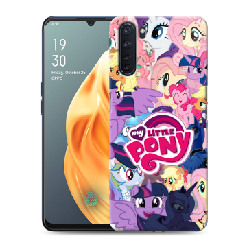 Силиконовый чехол на OPPO A91 с принтом My little pony Дружба чудо Силиконовый чехол на OPPO A91 с принтом My little pony Дружба чудо