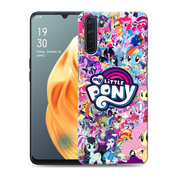 Силиконовый чехол на OPPO A91 с принтом My little pony Дружба чудо Силиконовый чехол на OPPO A91 с принтом My little pony Дружба чудо