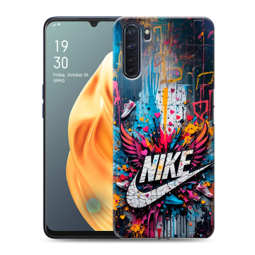 Силиконовый чехол на OPPO A91 с принтом Nike Найк Силиконовый чехол на OPPO A91 с принтом Nike Найк
