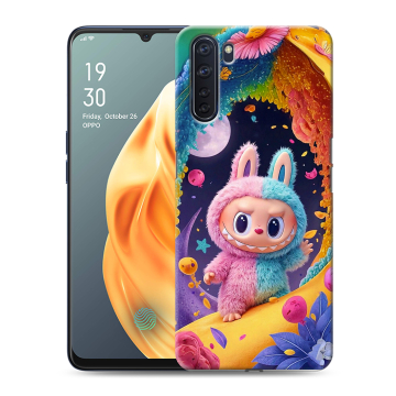 Силиконовый чехол на OPPO A91 с принтом Labubu Лабубу Силиконовый чехол на OPPO A91 с принтом Labubu Лабубу