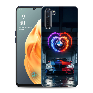 Силиконовый чехол на OPPO A91 с принтом BMW БМВ Силиконовый чехол на OPPO A91 с принтом BMW БМВ