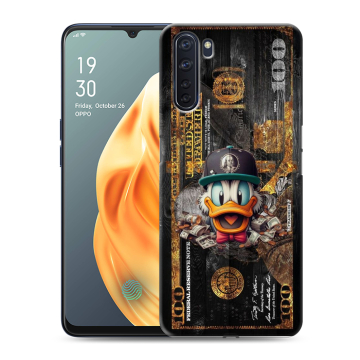 Силиконовый чехол на OPPO A91 с принтом Дональд Дак Доллар Силиконовый чехол на OPPO A91 с принтом Дональд Дак Доллар