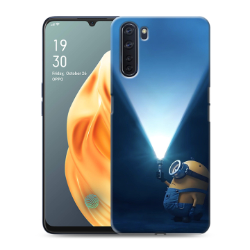 Силиконовый чехол на OPPO A91 с принтом Миньоны Силиконовый чехол на OPPO A91 с принтом Миньоны