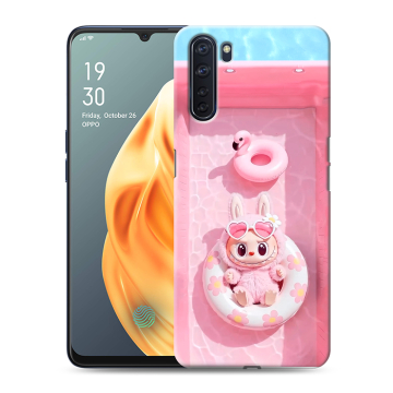 Силиконовый чехол на OPPO A91 с принтом Labubu Лабубу Силиконовый чехол на OPPO A91 с принтом Labubu Лабубу