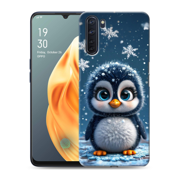 Силиконовый чехол на OPPO A91 с принтом Новый год Силиконовый чехол на OPPO A91 с принтом Новый год