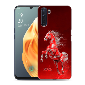 Силиконовый чехол на OPPO A91 с принтом Новый год Силиконовый чехол на OPPO A91 с принтом Новый год
