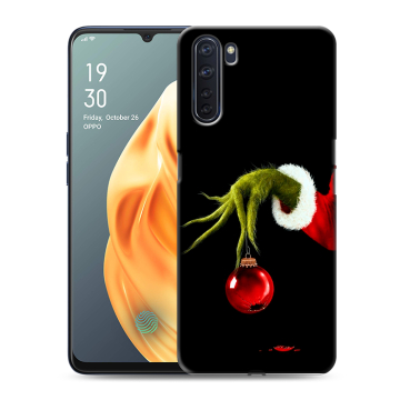 Силиконовый чехол на OPPO A91 с принтом Новый год Гринч Силиконовый чехол на OPPO A91 с принтом Новый год Гринч
