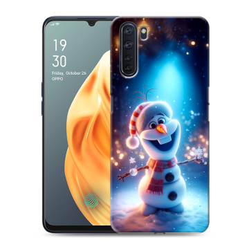 Силиконовый чехол на OPPO A91 с принтом Новый год Силиконовый чехол на OPPO A91 с принтом Новый год