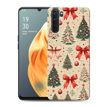 Силиконовый чехол на OPPO A91 с принтом Новый год Силиконовый чехол на OPPO A91 с принтом Новый год