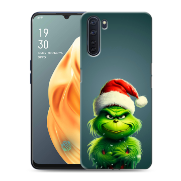 Силиконовый чехол на OPPO A91 с принтом Новый год