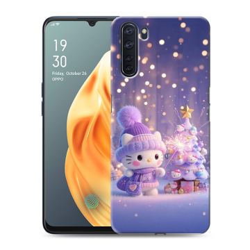 Силиконовый чехол на OPPO A91 с принтом Новый год