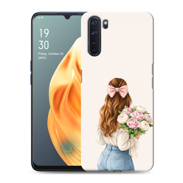 Силиконовый чехол на OPPO A91 с принтом женский Силиконовый чехол на OPPO A91 с принтом женский