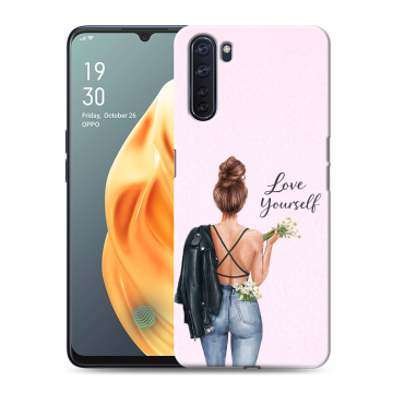Силиконовый чехол на OPPO A91 с принтом женский Силиконовый чехол на OPPO A91 с принтом женский