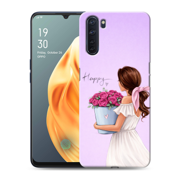 Силиконовый чехол на OPPO A91 с принтом женский Силиконовый чехол на OPPO A91 с принтом женский
