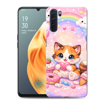 Силиконовый чехол на OPPO A91 с принтом для девочек Силиконовый чехол на OPPO A91 с принтом для девочек