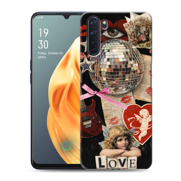 Силиконовый чехол на OPPO A91 с принтом для девочек Силиконовый чехол на OPPO A91 с принтом для девочек