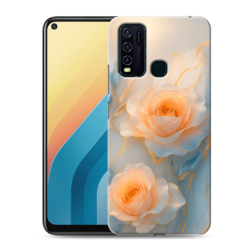 Силиконовый противоударный чехол на Vivo Y30 с принтом Женский Силиконовый противоударный чехол на Vivo Y30 с принтом Женский